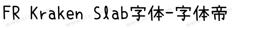 FR Kraken Slab字体字体转换